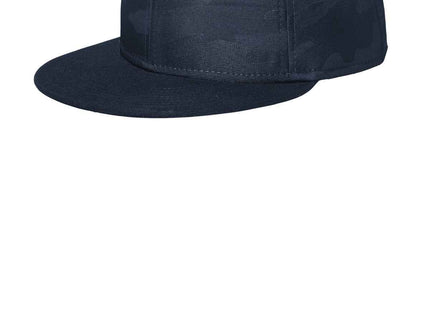 New Era Camo Flat Bill Snapback Cap NE407 Flag Deep Navy Deep Navy Camo OSFA