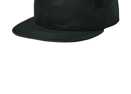 New Era Camo Flat Bill Snapback Cap NE407 Flag Black Black Camo OSFA
