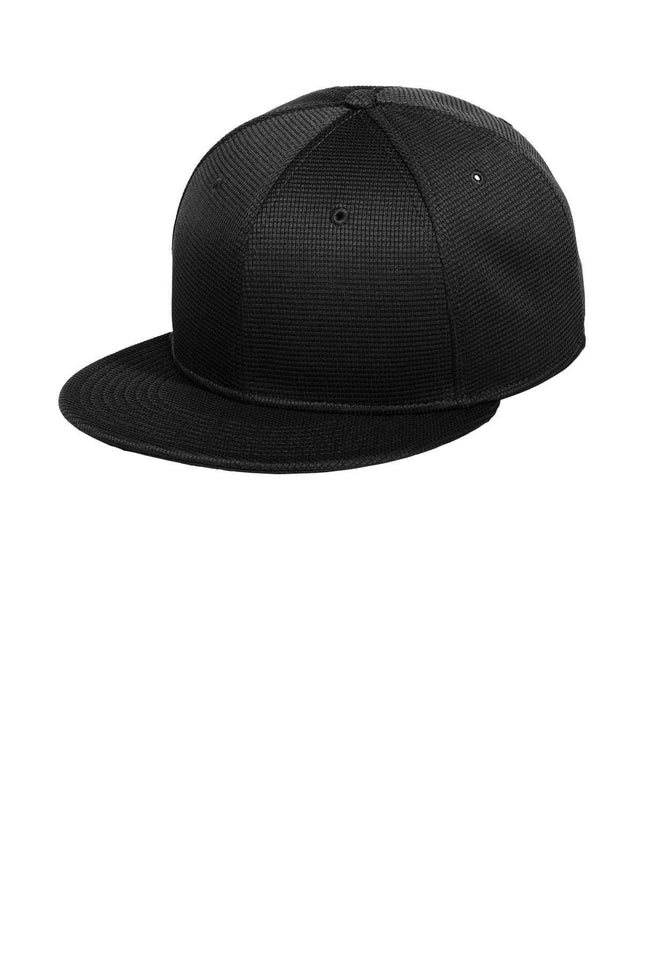New Era Pivot Flat Bill Snapback Cap NE409 Black OSFA