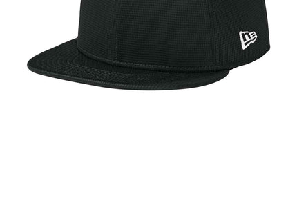 New Era Pivot Flat Bill Snapback Cap NE409 Flag Black OSFA