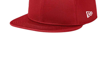 New Era Pivot Flat Bill Snapback Cap NE409 Flag Scarlet OSFA