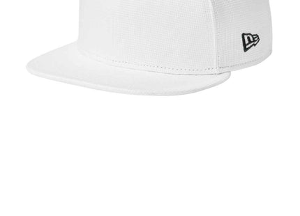 New Era Pivot Flat Bill Snapback Cap NE409 Flag White OSFA