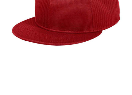 New Era Pivot Flat Bill Snapback Cap NE409 Scarlet OSFA