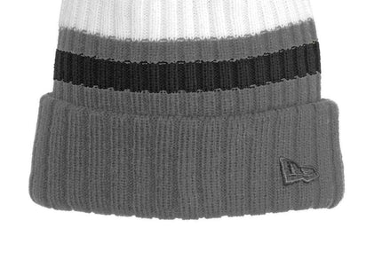 New Era Ribbed Tailgate Beanie NE903 Black Graphite OSFA