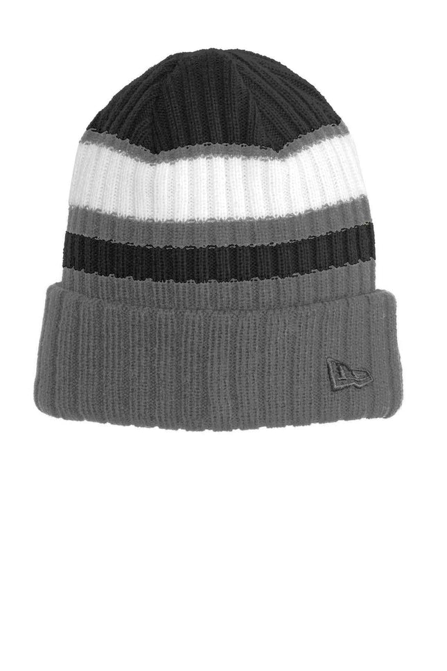 New Era Ribbed Tailgate Beanie NE903 Black Graphite OSFA