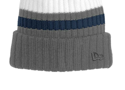 New Era Ribbed Tailgate Beanie NE903 Navy Graphite OSFA