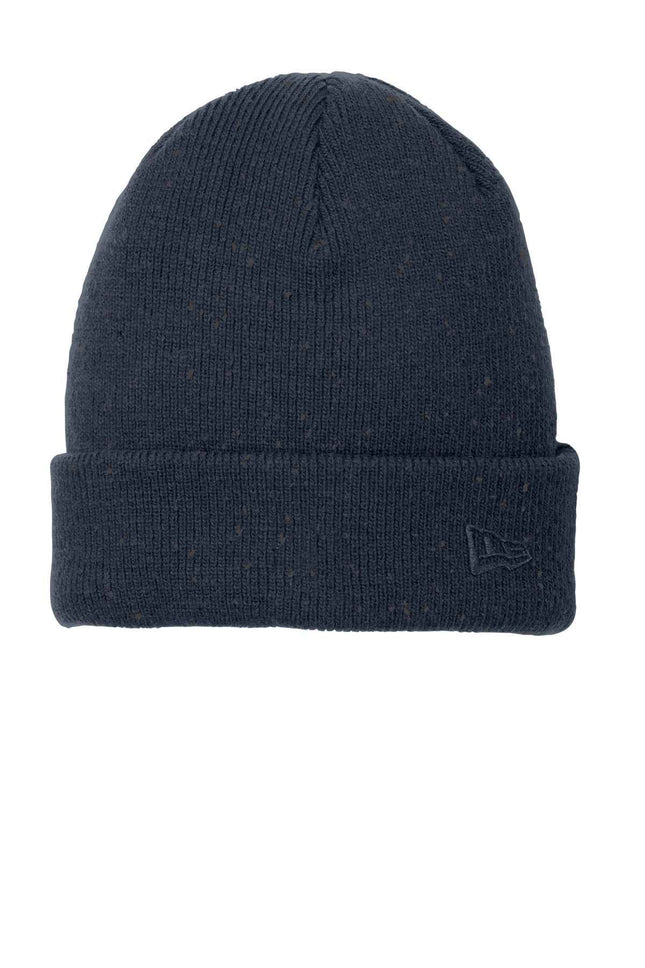 New Era Speckled Beanie NE905 Deep Navy Graphite OSFA