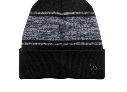 New Era Knit Chilled Pom Beanie NE909 Black Deep Navy OSFA