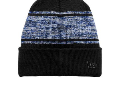 New Era Knit Chilled Pom Beanie NE909 Black Royal OSFA