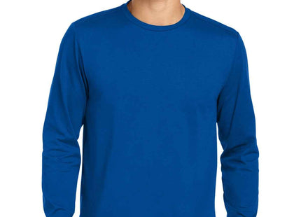 New Era Heritage Blend Long Sleeve Crew Tee NEA102 Royal