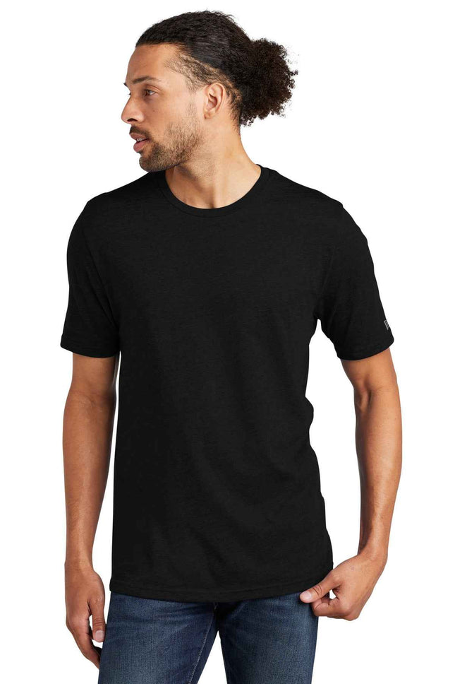 New Era TriBlend Tee NEA135 Black Solid