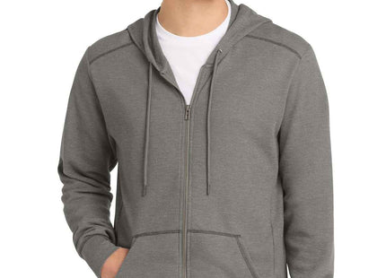 New Era Thermal FullZip Hoodie NEA141 Shadow Grey Heather