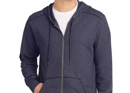 New Era Thermal FullZip Hoodie NEA141 True Navy Heather