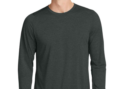 New Era Series Performance Long Sleeve Crew Tee NEA201 Graphite