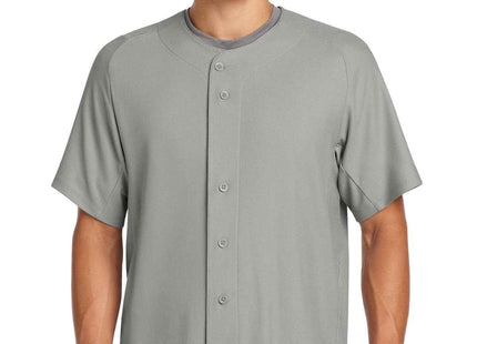New Era Diamond Era FullButton Jersey NEA220 Grey