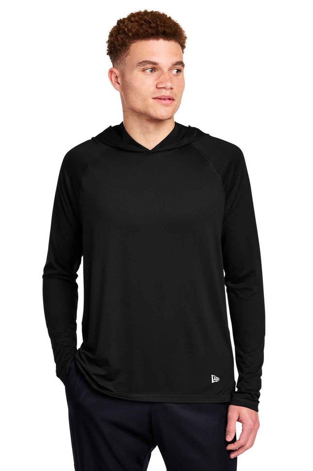 New Era Power Long Sleeve Hoodie NEA229 Black