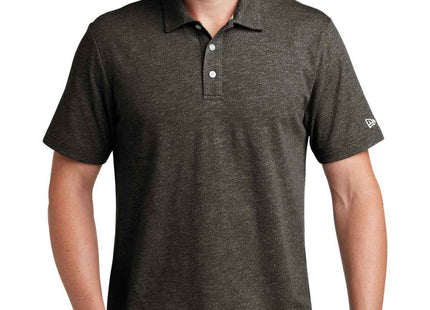 New Era Slub Twist Polo NEA301 Black Twist