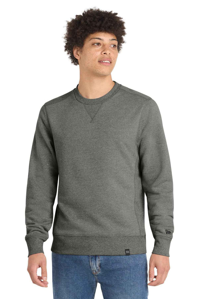 New Era French Terry Crew NEA501 Black Twist