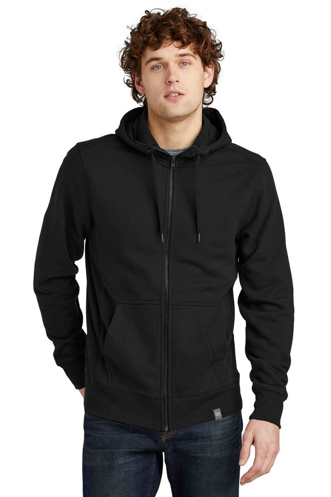 New Era French Terry FullZip Hoodie NEA502 Black