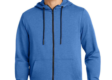 New Era TriBlend Fleece FullZip Hoodie NEA511 Royal Heather