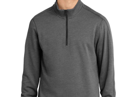 New Era TriBlend Fleece 1/4Zip Pullover NEA512 Black Heather