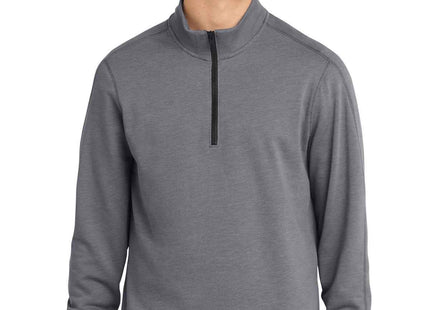 New Era TriBlend Fleece 1/4Zip Pullover NEA512 Shadow Grey Heather