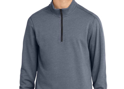 New Era TriBlend Fleece 1/4Zip Pullover NEA512 True Navy Heather