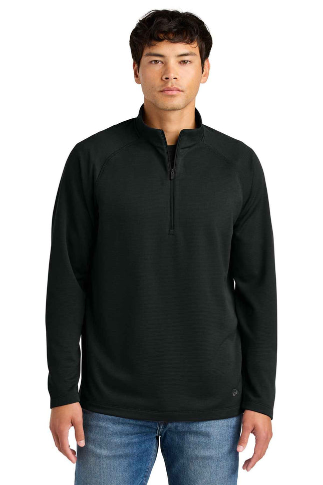 New Era Stand Out 1/4Zip NEA515 Black
