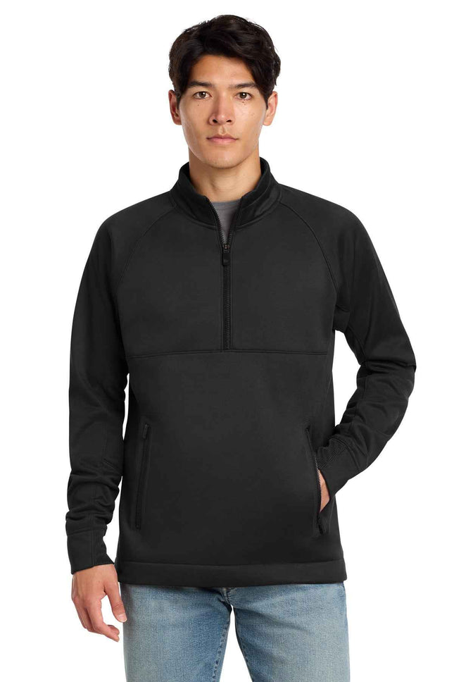 New Era Venue Fleece 1/4Zip Pullover NEA523 Black