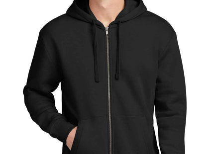 New Era Heritage Fleece FullZip Hoodie NEA526 Black