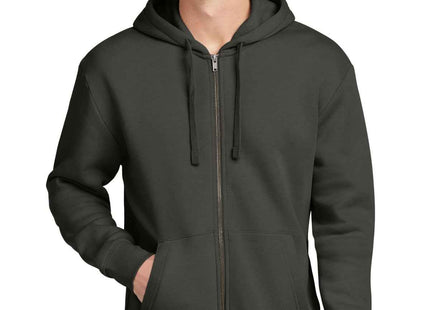 New Era Heritage Fleece FullZip Hoodie NEA526 Graphite