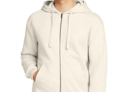 New Era Heritage Fleece FullZip Hoodie NEA526 Soft Beige