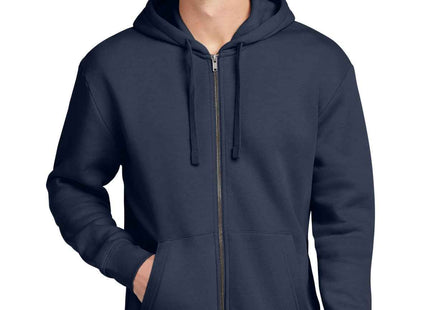 New Era Heritage Fleece FullZip Hoodie NEA526 True Navy