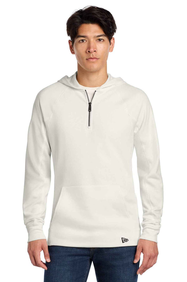 New Era STS 1/4Zip Hoodie NEA541 Fan White