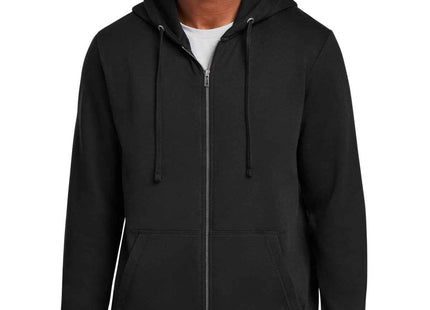 New Era Comeback Fleece FullZip Hoodie NEA551 Black
