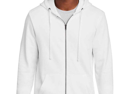New Era Comeback Fleece FullZip Hoodie NEA551 White