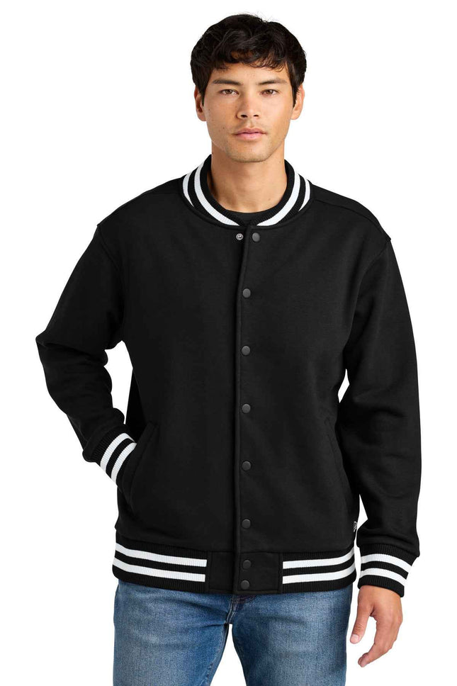 New Era Varsity Heavyweight Fleece Jacket NEA560 Black