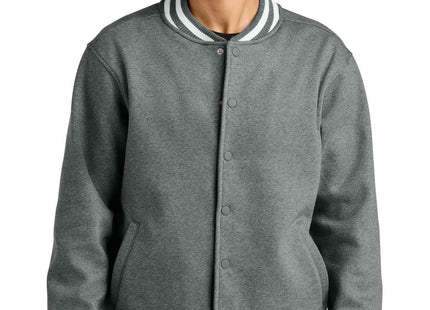 New Era Varsity Heavyweight Fleece Jacket NEA560 Grey Frost