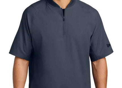 New Era Cage Short Sleeve 1/4Zip Jacket NEA600 True Navy