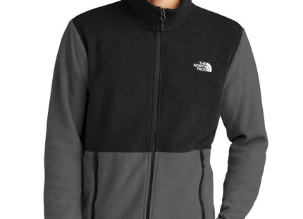 The North Face Glacier FullZip Fleece Jacket NF0A7V4J Asphalt Grey TNF Black