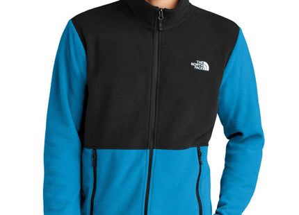 The North Face Glacier FullZip Fleece Jacket NF0A7V4J Hero Blue TNF Black