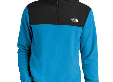 The North Face Glacier 1/4Zip Fleece NF0A7V4L Hero Blue TNF Black