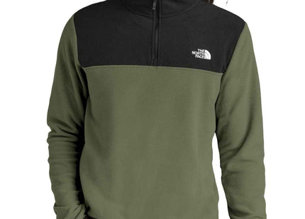 The North Face Glacier 1/4Zip Fleece NF0A7V4L New Taupe Green TNF Black