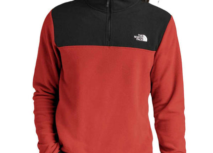 The North Face Glacier 1/4Zip Fleece NF0A7V4L Rage Red TNF Black