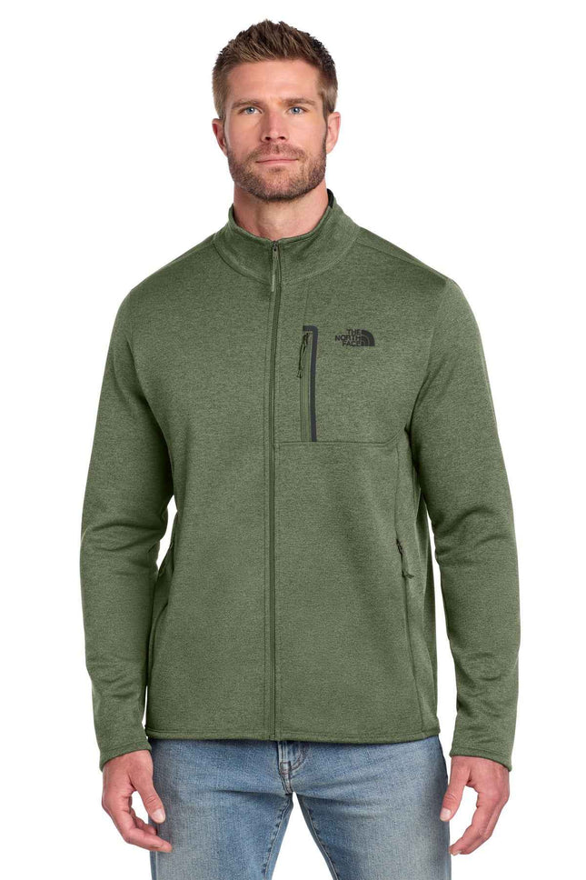 The North Face Skyline FullZip Fleece Jacket NF0A7V64 Four Leaf Clover Heather