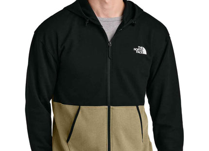 The North Face DoubleKnit FullZip Hoodie NF0A8BUS Khaki Stone TNF Black