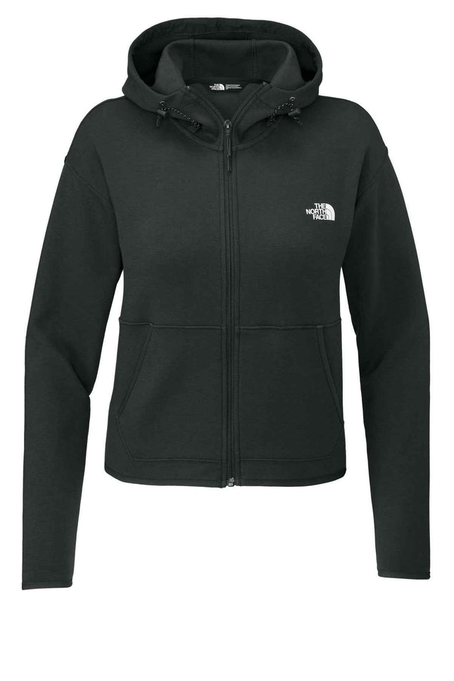 The North Face Women's DoubleKnit FullZip Hoodie NF0A8BUT Asphalt Grey
