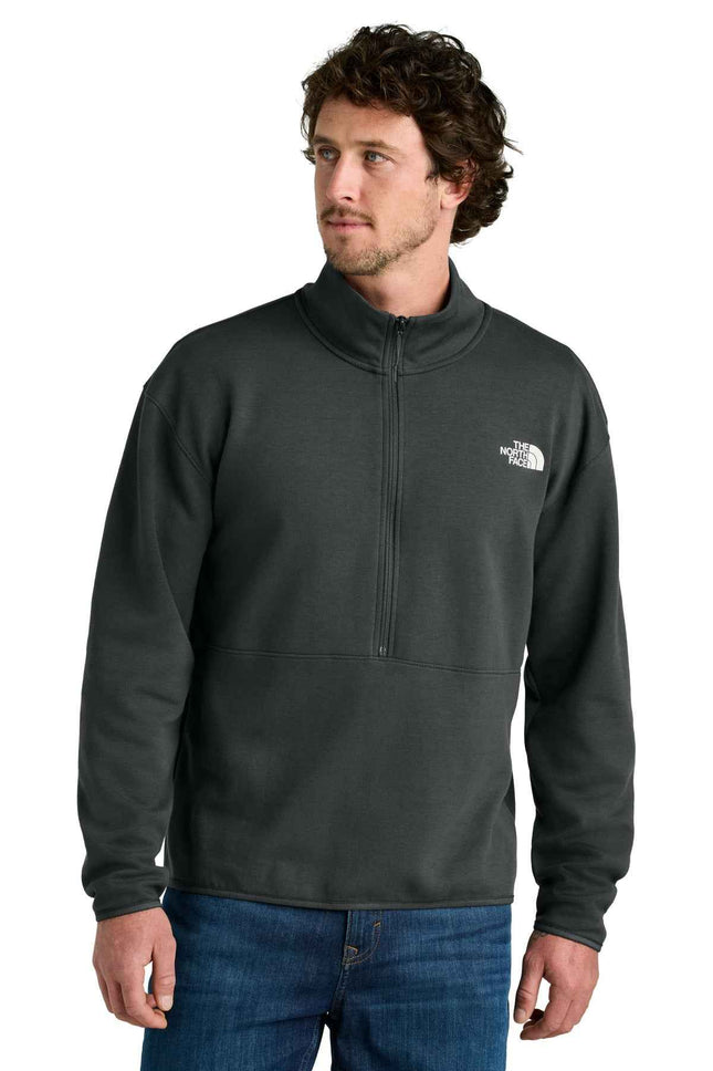 The North Face DoubleKnit 1/2Zip Fleece NF0A8C5G Asphalt Grey