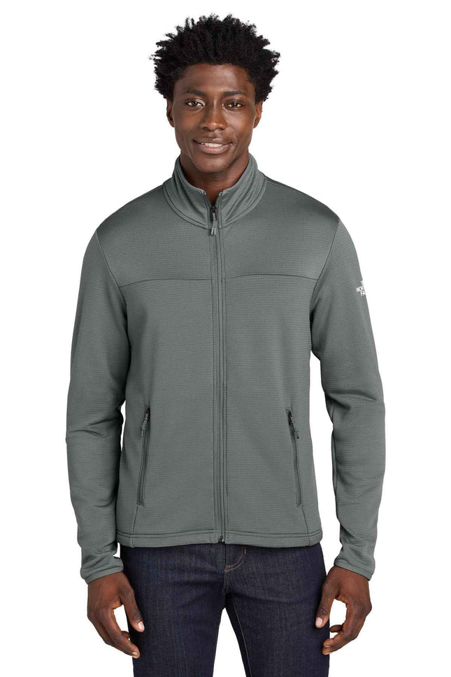 The North Face Aim FullZip Fleece Jacket NF0A8ENK Smoked Pearl Grey