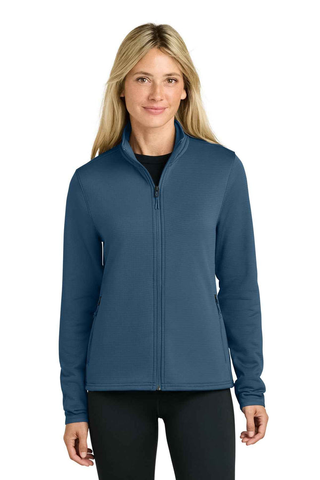 The North Face Women's Aim FullZip Fleece Jacket NF0A8FQJ Shady Blue
